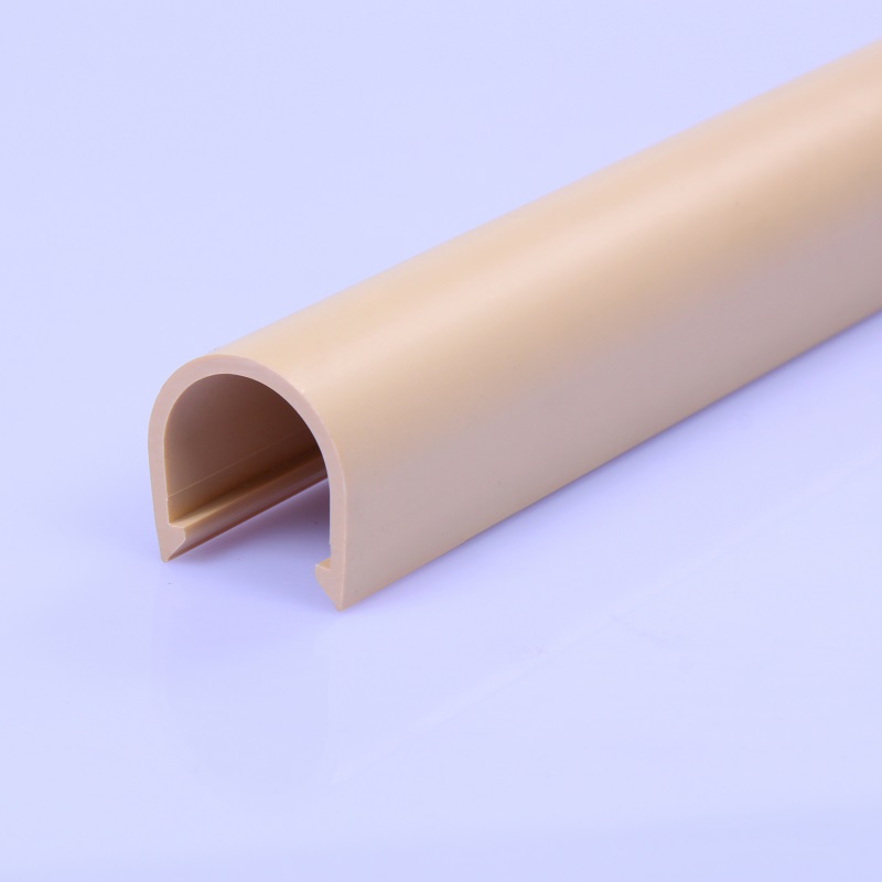 customized extruded mulit-color PVC Plastic C profile  U Channel pvc plastic tube for edge protecting