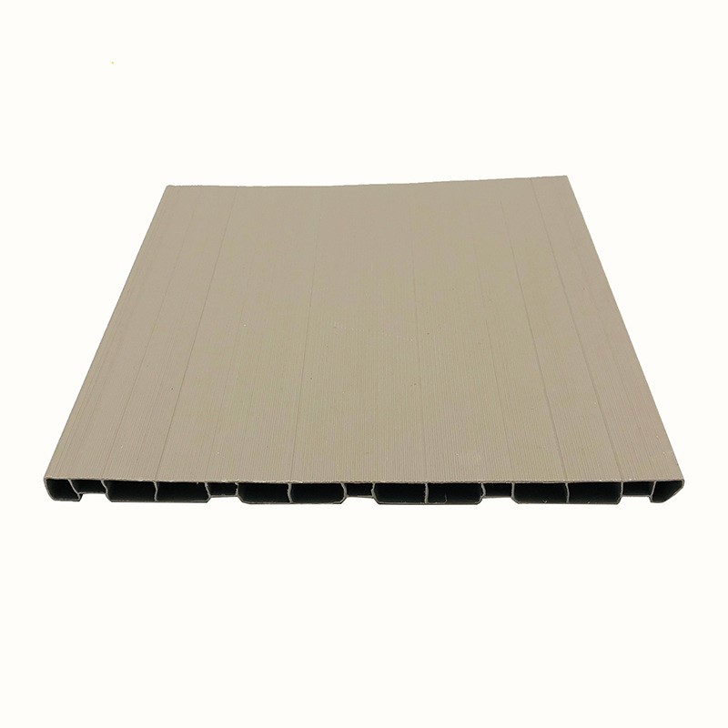 Extruded PVC hollow plastic profile extrusion  board pvc plate profile for shoe rack