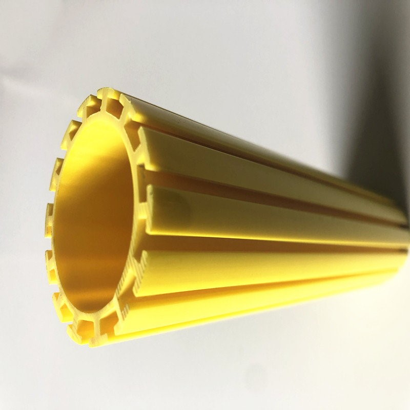 custom made extrusion pvc profile pipe plastic tube profile for lollipop support sliding slot