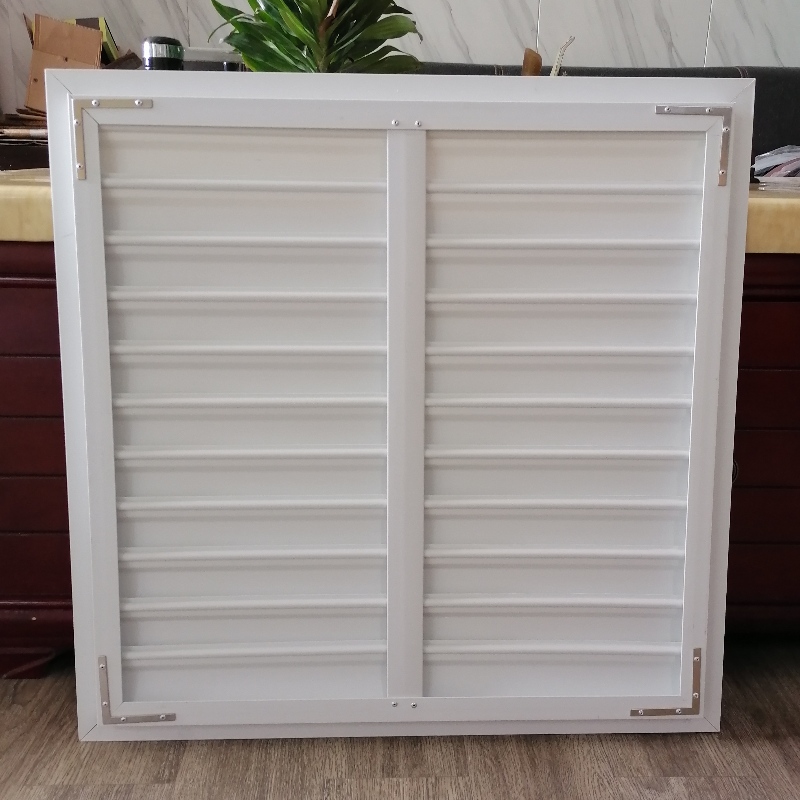 Energy-effective PVC blinds plastic shutters Ventilation PVC Louvers for exhaust fan