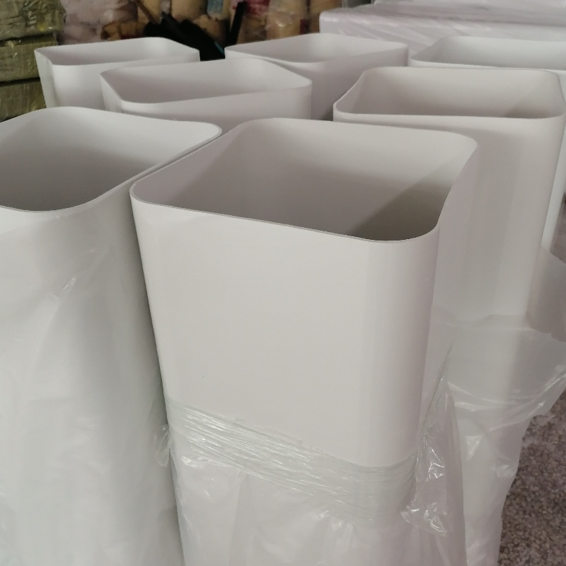 PVC square pipe plastic square tube custom pipe for small middle shape home appliance cover