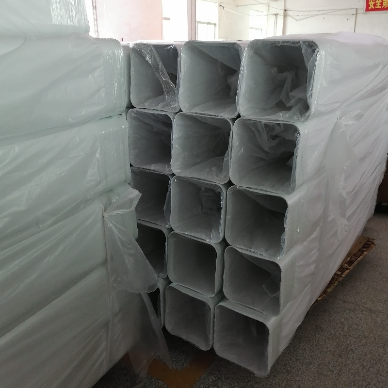 PVC square pipe plastic square tube custom pipe for small middle shape home appliance cover