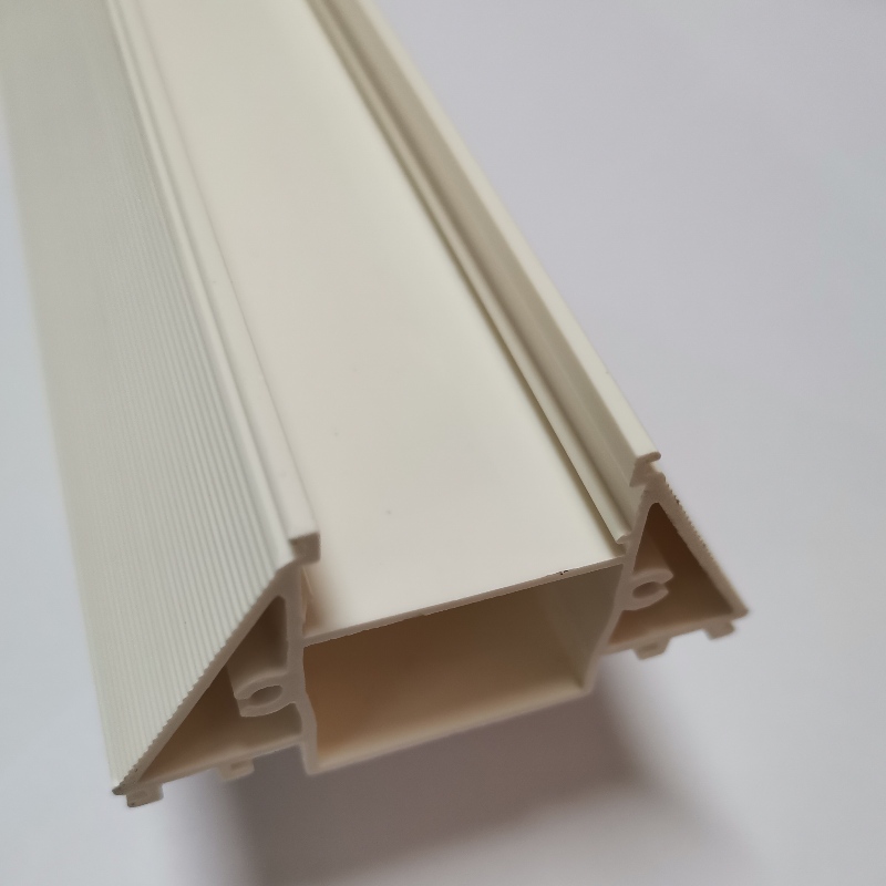 custom extruded plastic profile extrusion pvc plastic section for lighting sliding from Chinese plastic manufacturer