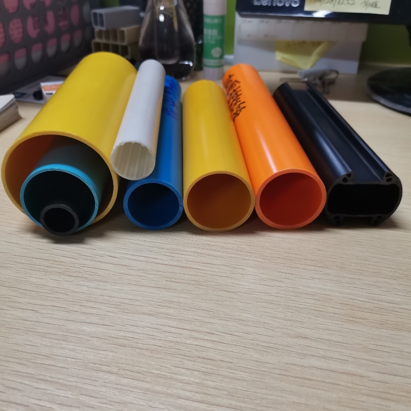 Customized extruded PVC plastic  pipe furniture grade  pvc tube