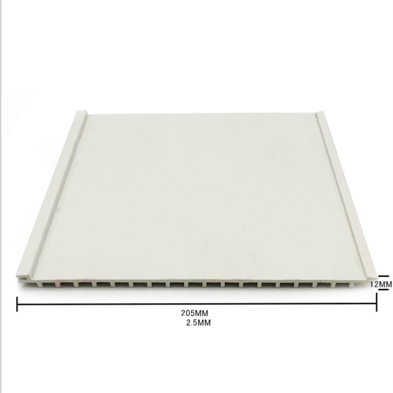 custom  PVC plastic groove plate extrusions pvc baffle panel  detachable for air conditioning /ceiling maintenance access port