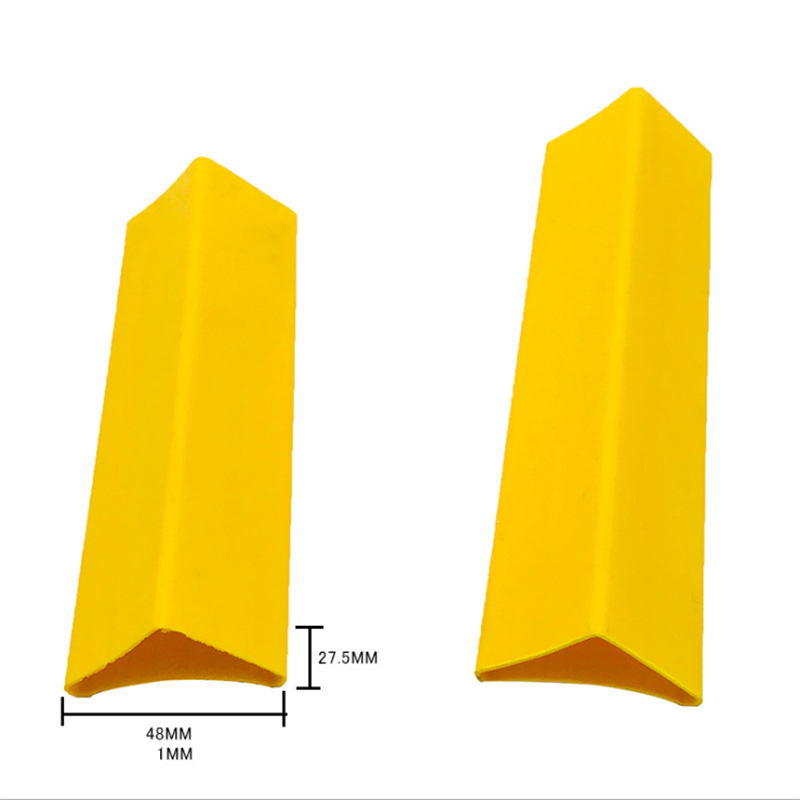 rigid extruded PVC plastic strip pipe  layer support strip PVC triangle profile for cabinet drawer supporting