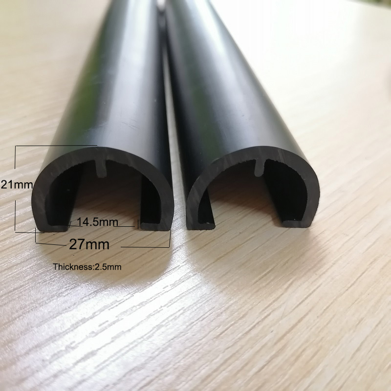 Custom manufacturer fire retardant PVC profile C-Channel for protection trim strip from China supplier