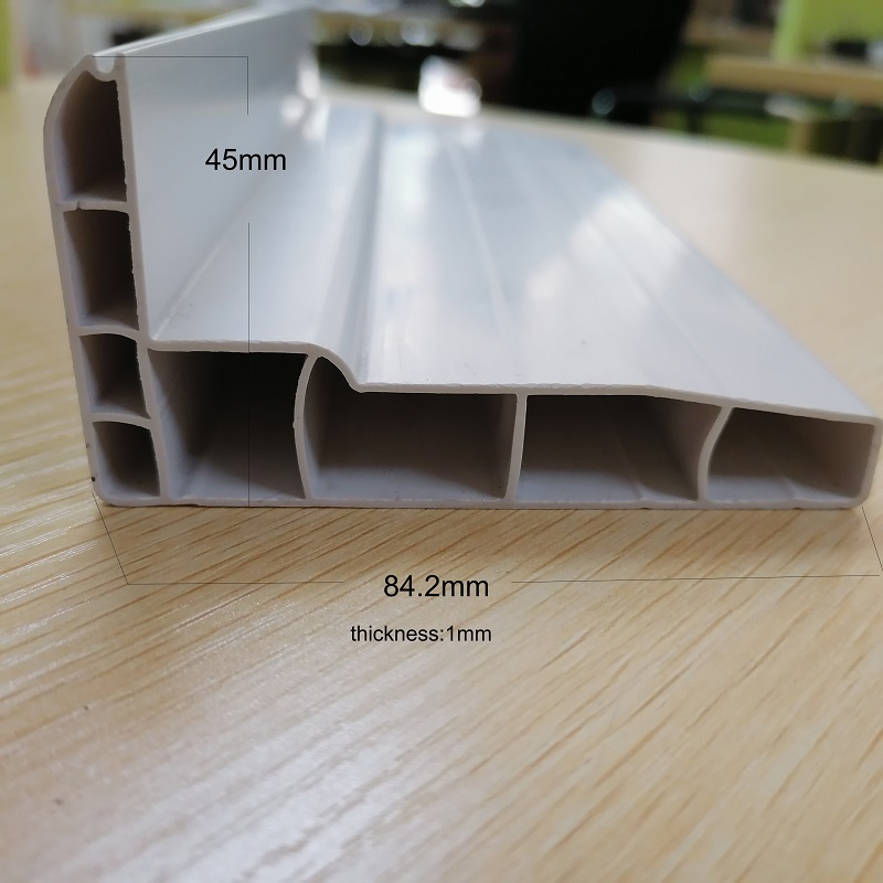 PVC vent profile plastic hollow section custom pvc profile for ventilation system