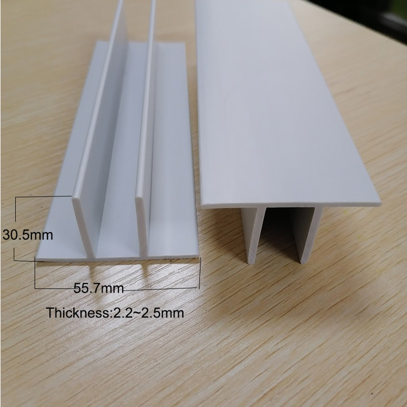 pvc profile extrusion plant Custom pvc edging strip pvc joining section PVC products manufacturer