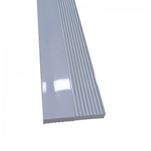 Customized Plastic profiles with shiny surface treatment PVC  extrusion profile flat strip